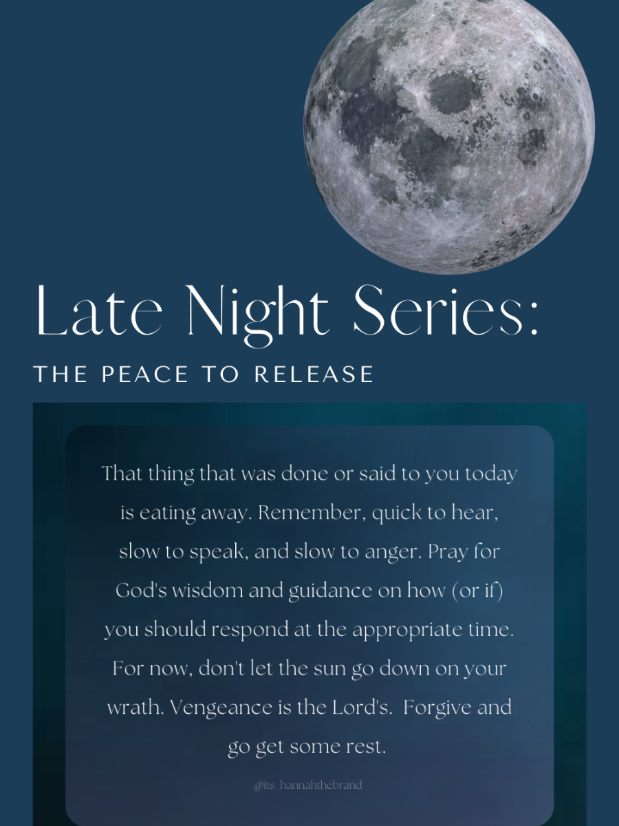 Late Night Series – The Peace to Release